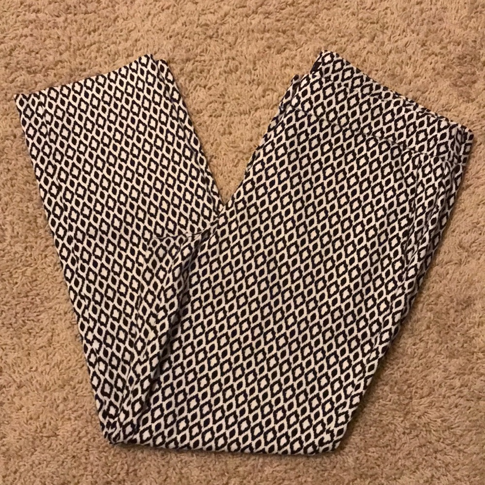 Willi Smith black and white print pants